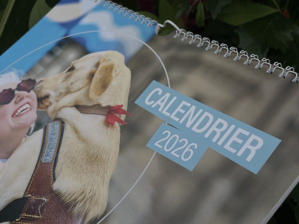 Photo prise de coté du calendrier en faisant un focus sur la date " Calendrier 2026"
