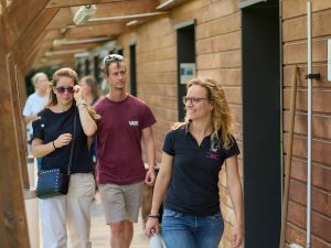 Visite de l'élevage à Buc